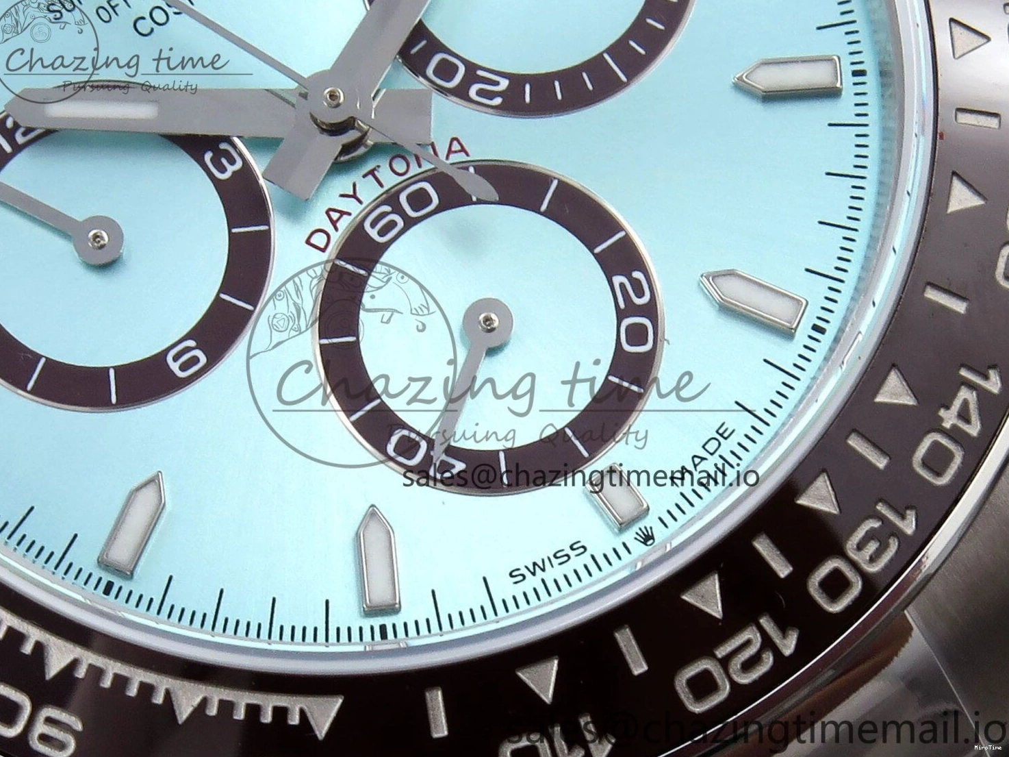 MiroTime 0303 Daytona 126506 QF 1:1 Best Edition Ice Blue Dial Lume Marker on SS YG Braclet SH4131 V TopPick 1272